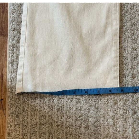 Favorite Daughter Jeans Valentina Bootcut Super High Rise Mini Bootcut Bone - Picture 10 of 14